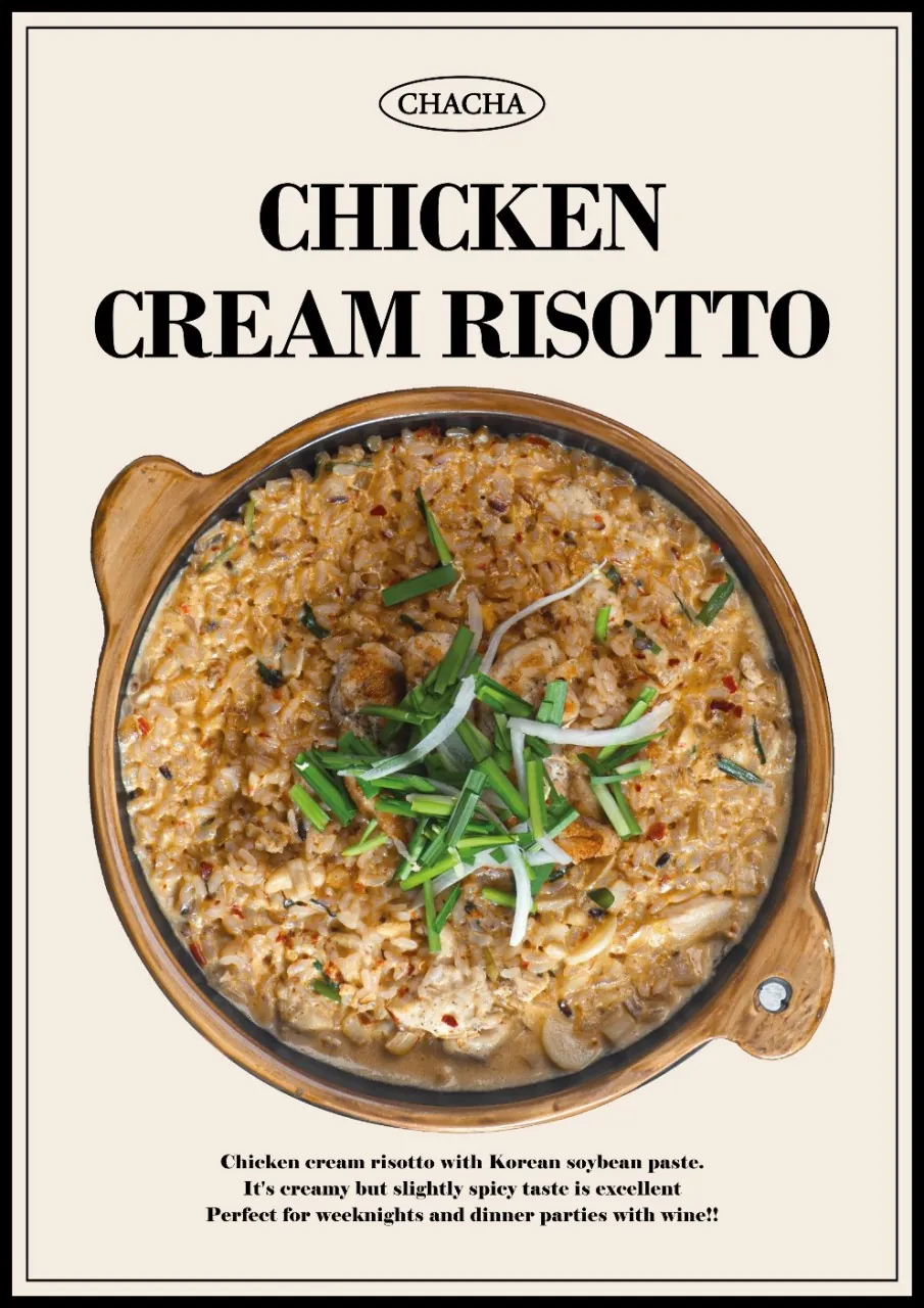 CHICKEN CREAM RISOTTO 포스터